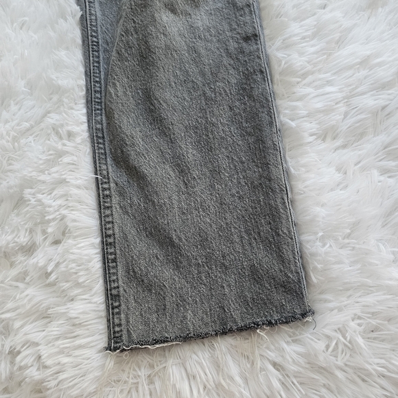Deadstock Gap Denim Dark Gray Cheeky Straight Raw Hem Jeans 27 Regular. - Picture 4 of 16